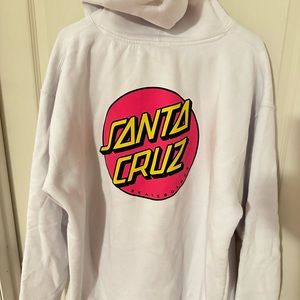 White Santa Cruz hoodie